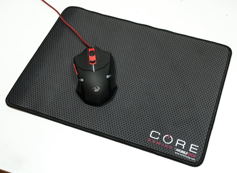 Mobile Edge Core Gaming Mouse Pad Mat for Computer, Desk, Office, Portable, Non-Slip, Standard Size 14 x 10 Inches, Black MEAGMP1 - Image 3